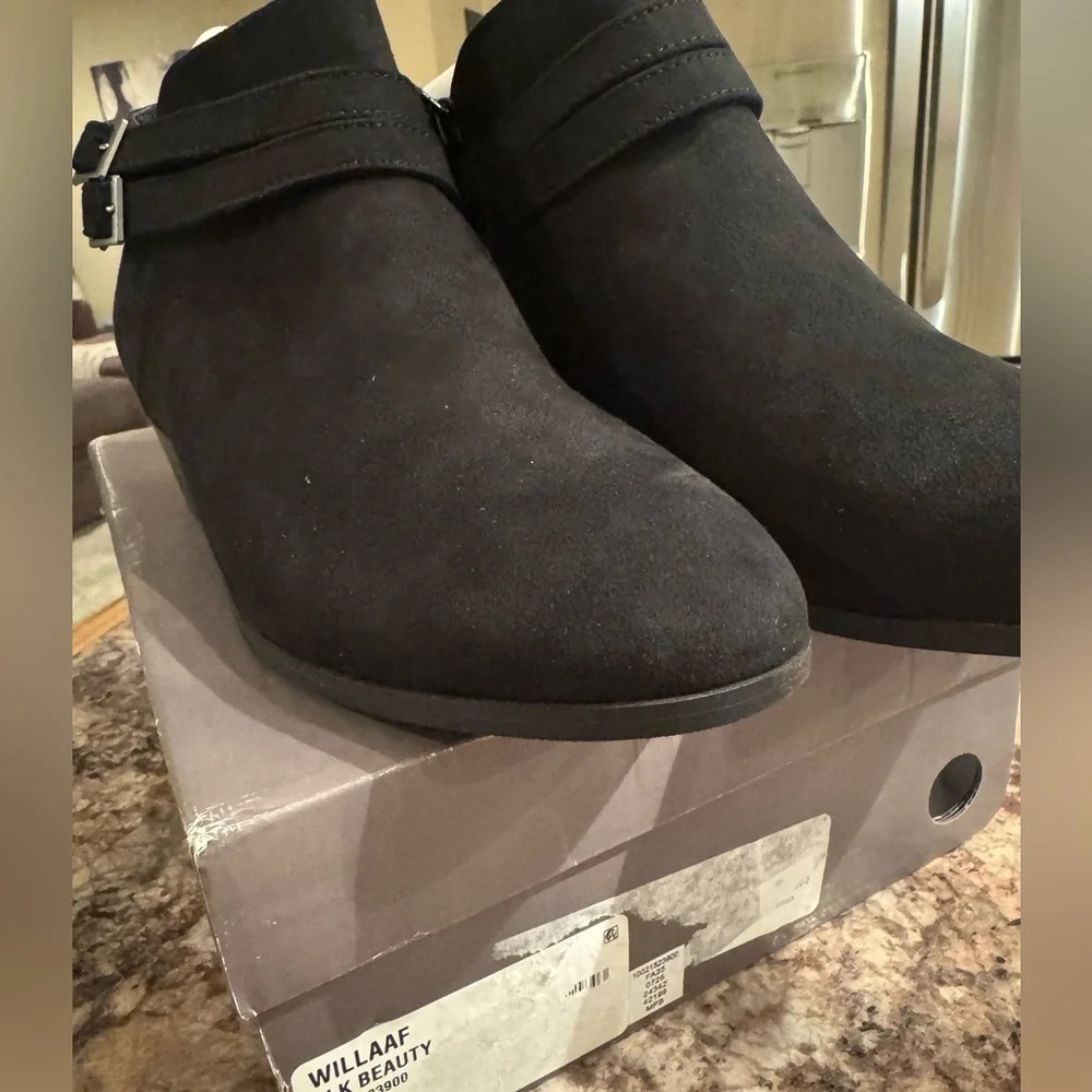 Style & Co. Women's Willaa Belt Block Heel Booties